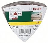 Bosch DIY 25tlg. Schleifblatt-Set (verschiedene Materialien für Deltaschleifer, Körnung 60/120/240, 6 Löcher) - 2